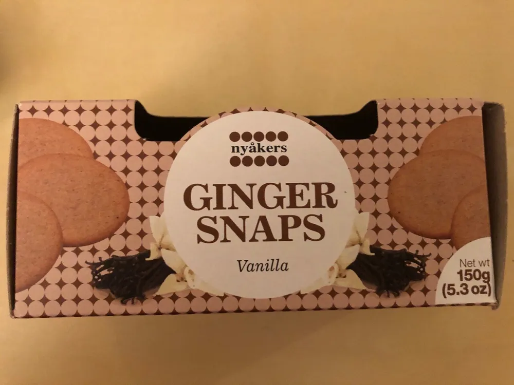 Biscuits au gingembre Vanille