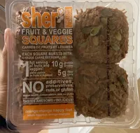 Orange-Mango Happy Feet Fruit & Veggie Squares