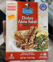 Chicken Adana Kabab Mediterranean Style