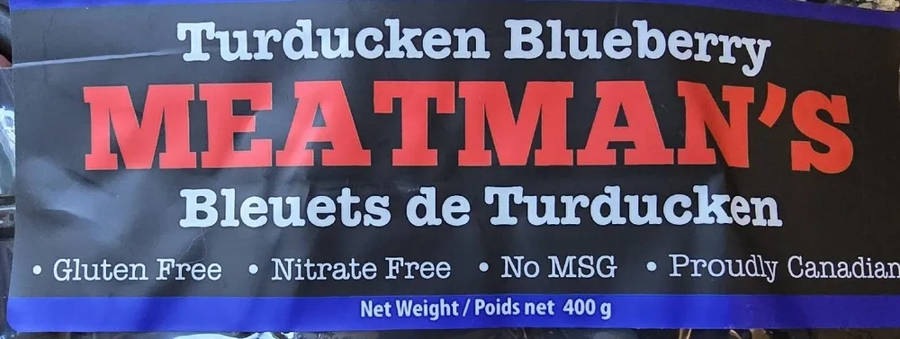 Turducken Blueberry Sausages