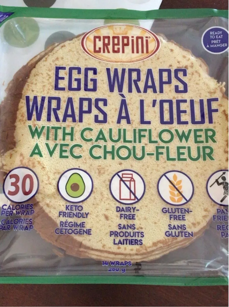 Wrap à ´oeuf avec choufleur