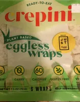 Plant-based eggless wraps