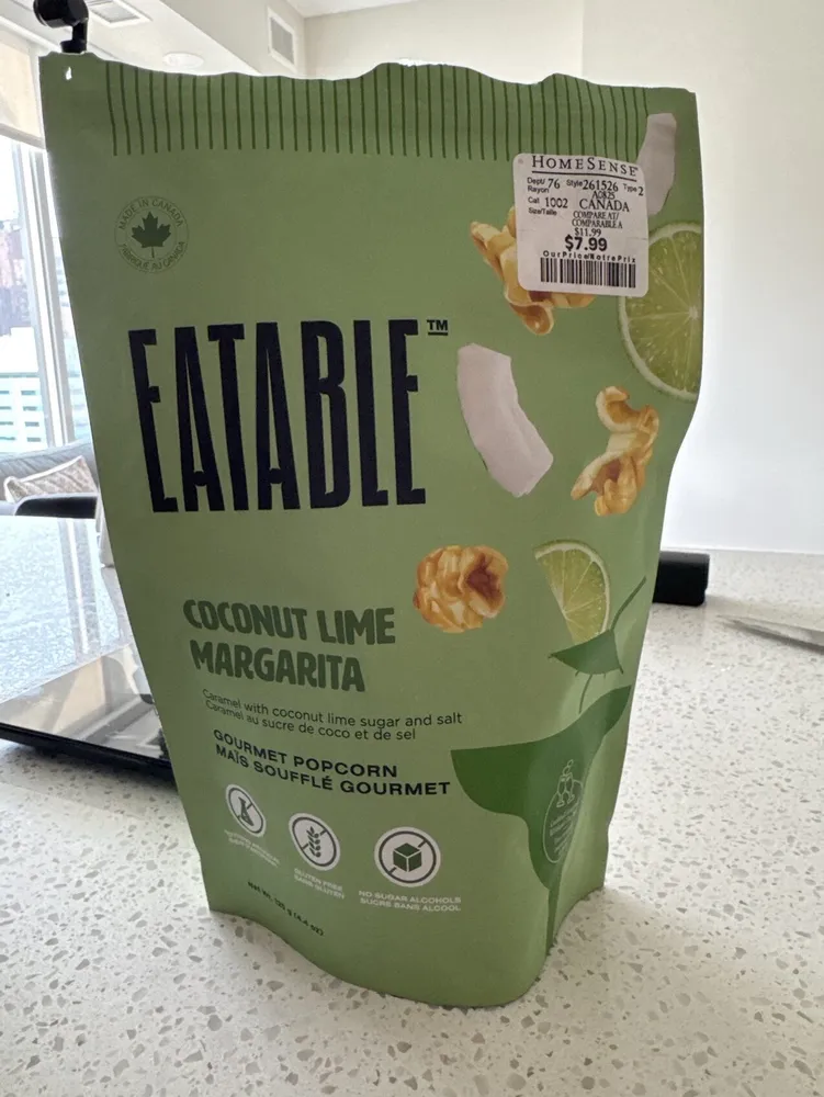 Coconut Lime Margarita Gourmet Popcorn