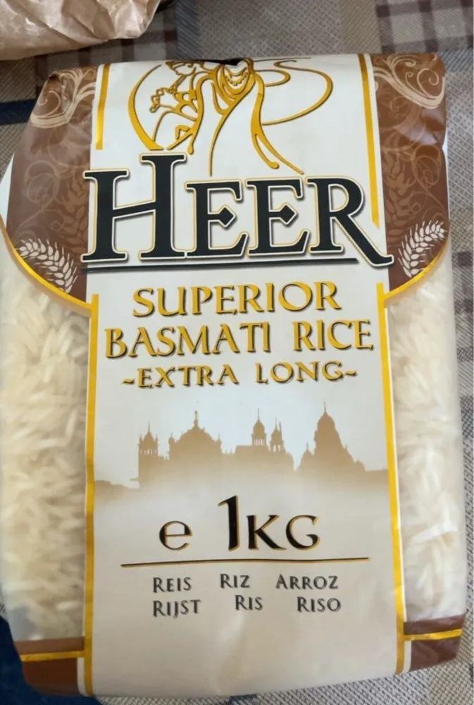 Superior basmati rice extra long