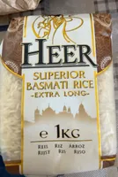 Superior basmati rice extra long