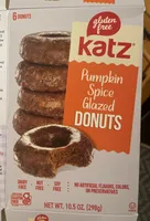 Gluten free pumpkin pie spice glazed donuts