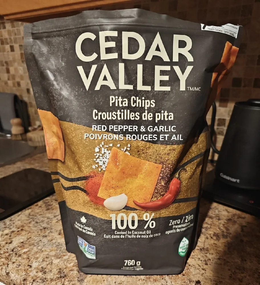 Pita Chips - Red Pepper & Garlic