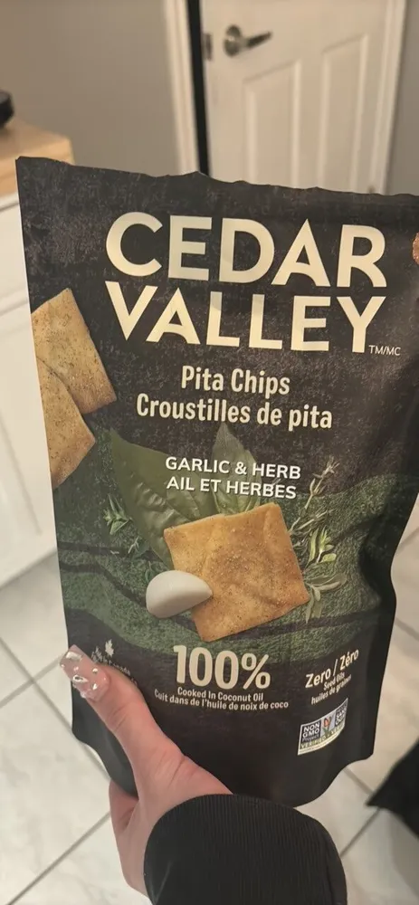 Pita Chips Garlic & Herb