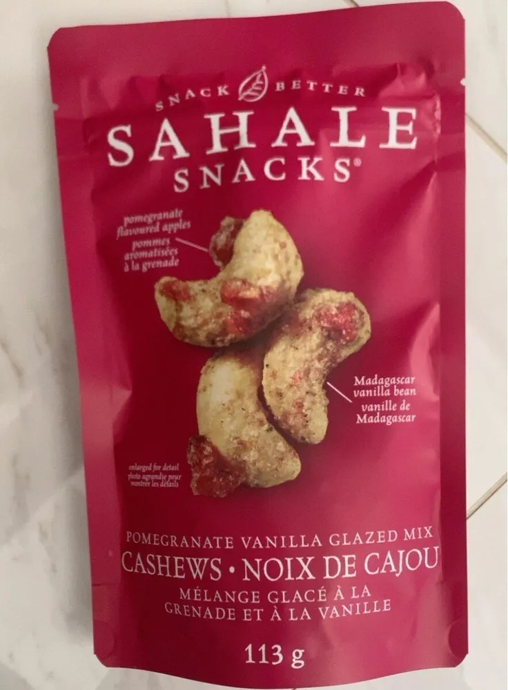 Pomegranate Vanilla Flavored Cashews Glazed Mix