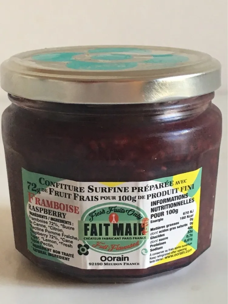 Marmelade Framboise