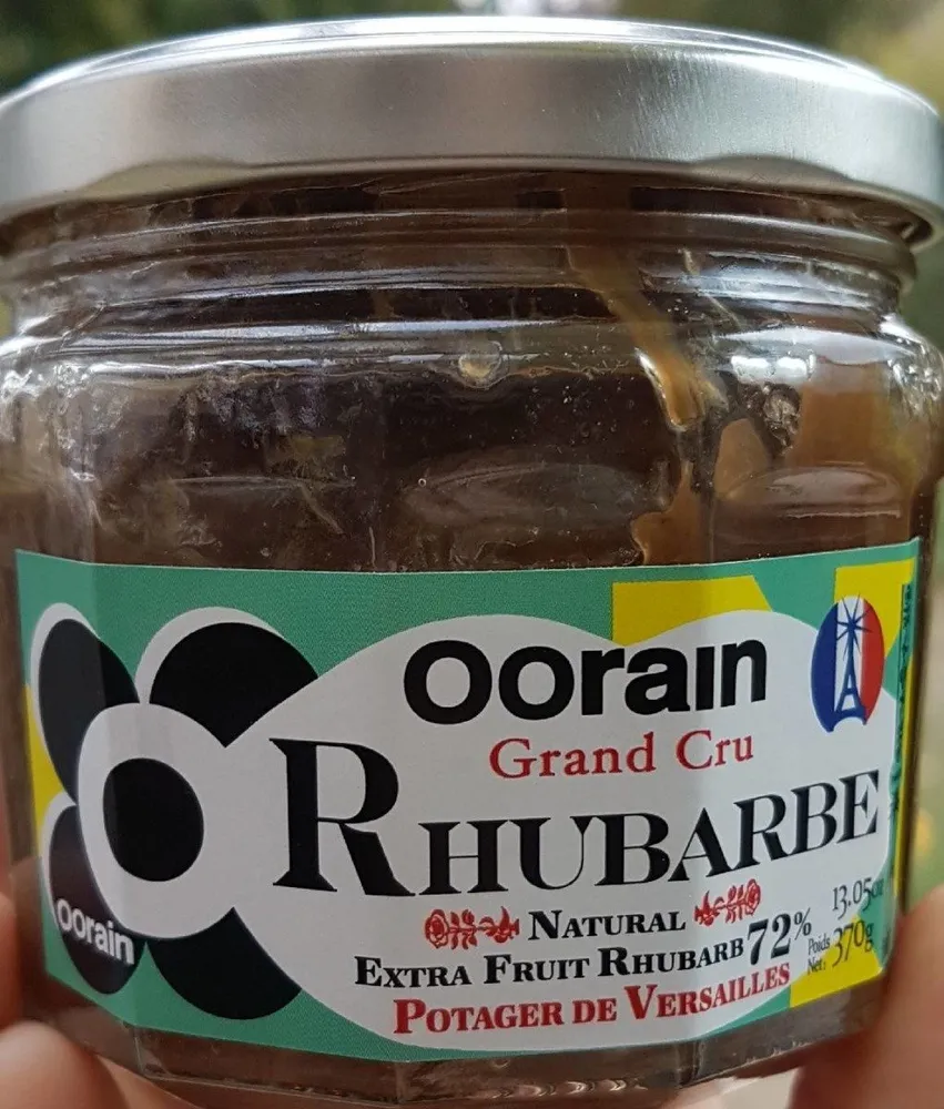 Confiture surfine Grand cru Rhubarbe