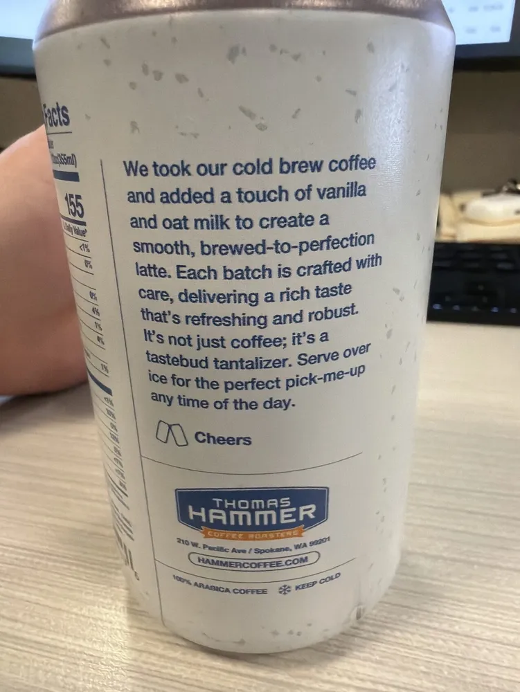 Vanil-oat Latte