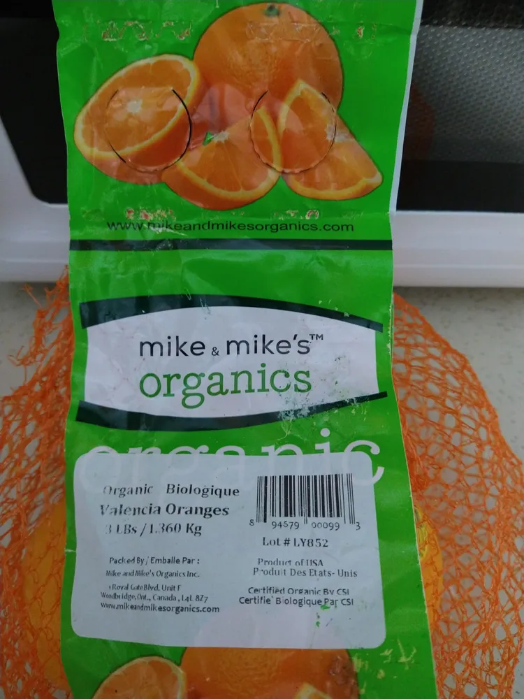 Organic Oranges
