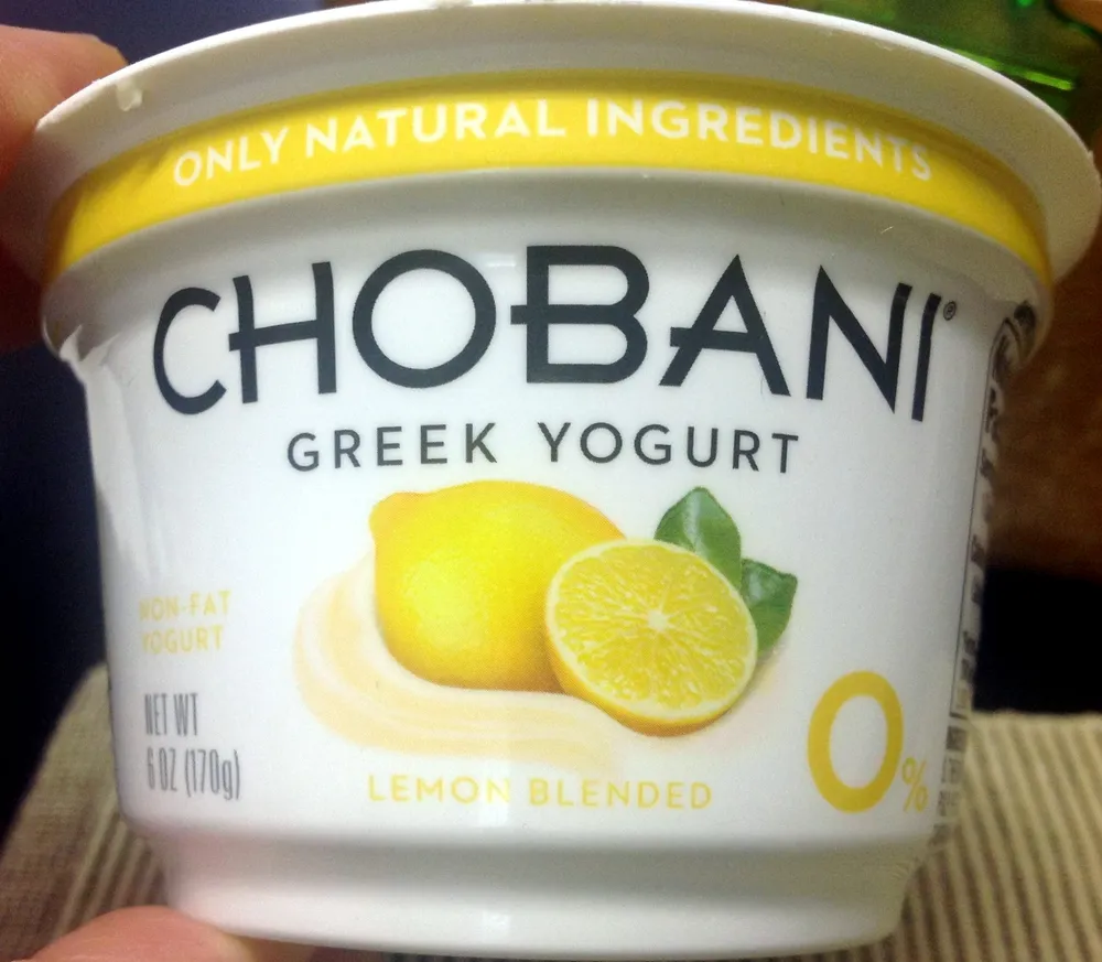 Lemon & cream creamy blended greek yogurt, lemon & cream