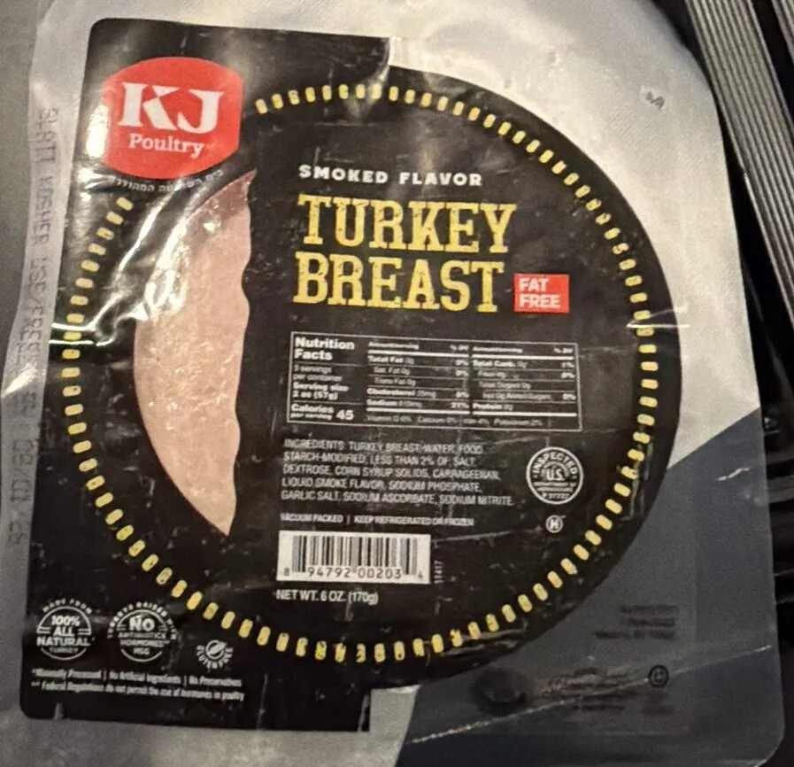 Sliced Smoked Flavor Turkey Breast