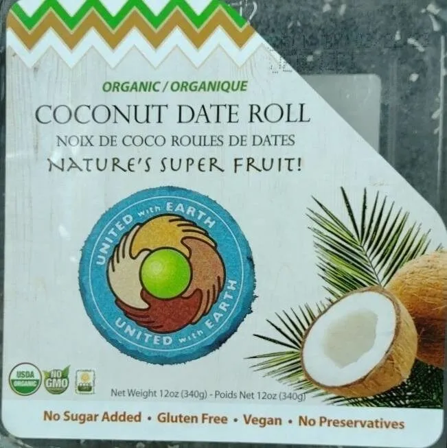 Coconut Date Roll