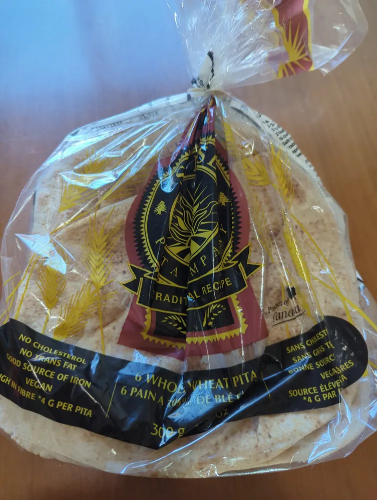 Whole wheat pita