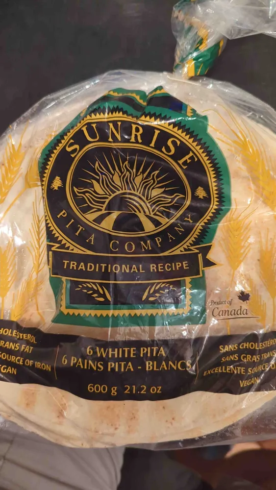 Large White pita