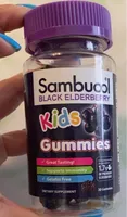 Black elderberry kids gummies