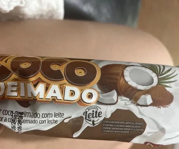 Sorvete coco queimado