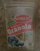 Granola blueberry