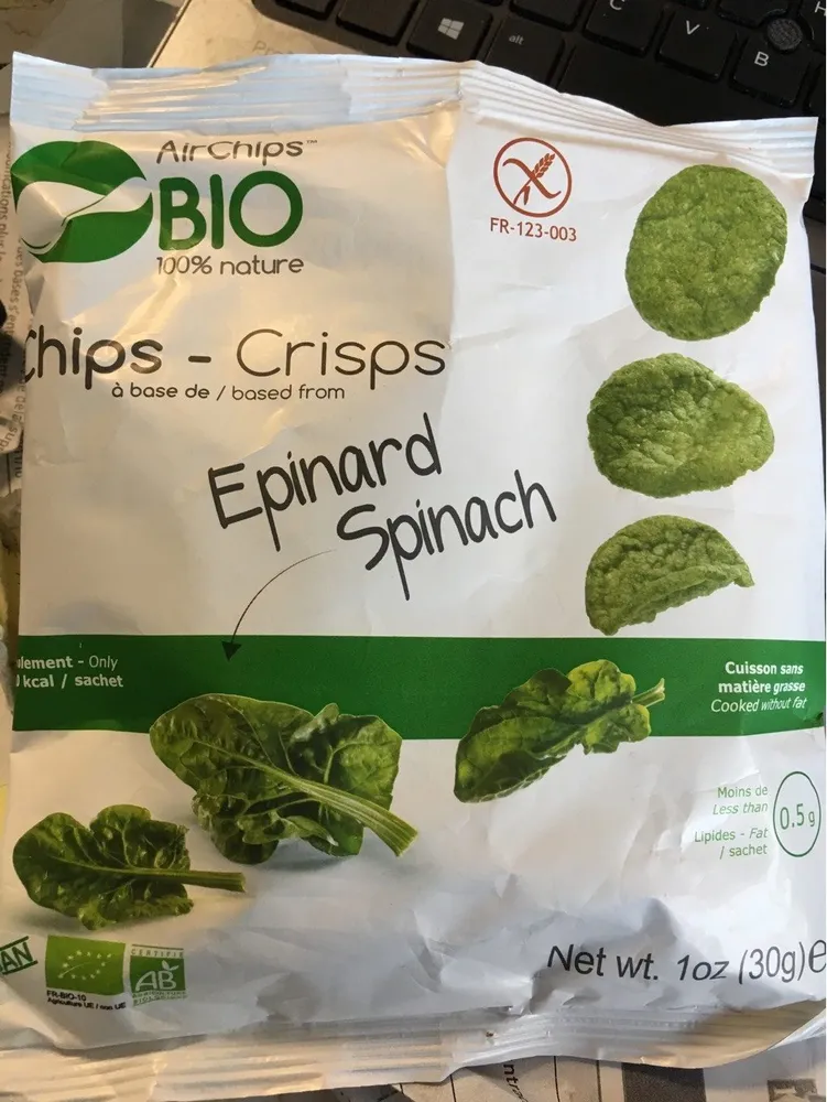 Airchips bio epinards