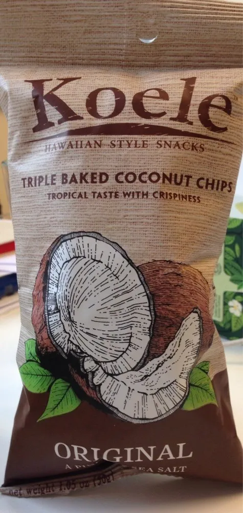 Koele Triple Baked Coconut Chips Original 30G