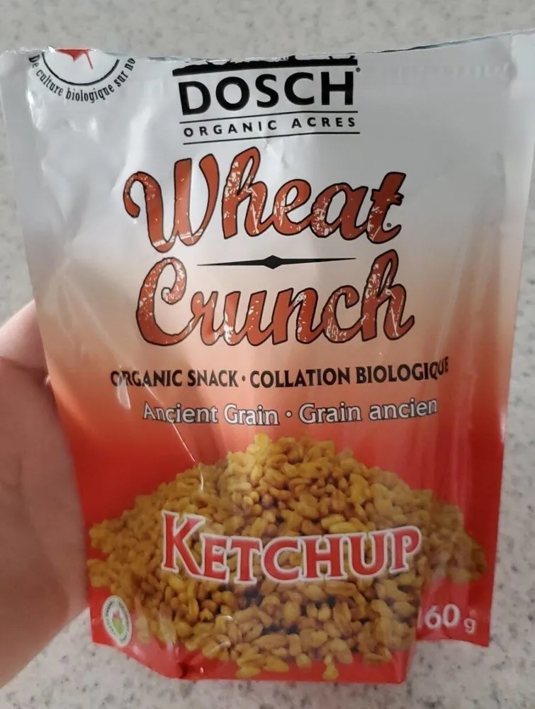 Wheat crunch organic snack