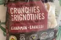 Grignotines avec quinoa et sucre de canne brut