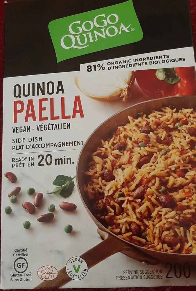Quinoa Paella végétalien