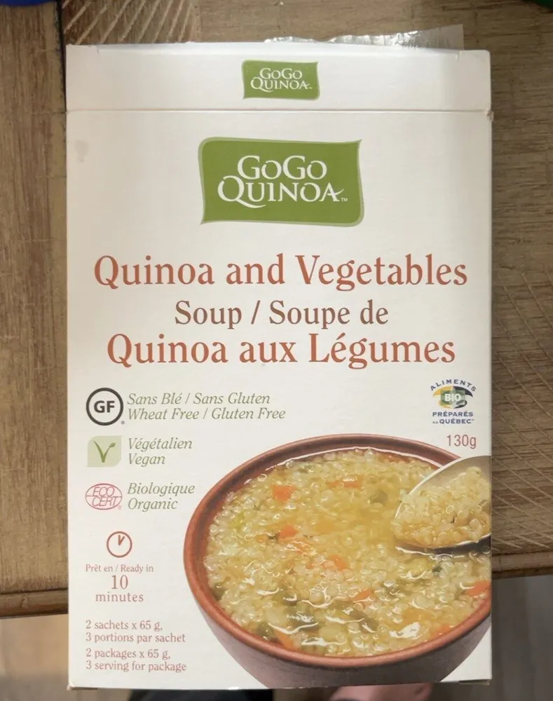 Quinoa and vegetables soup