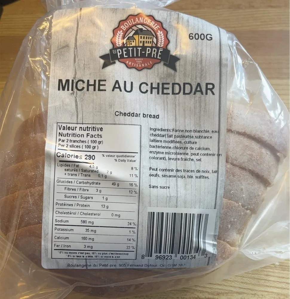 Miche au Cheddar