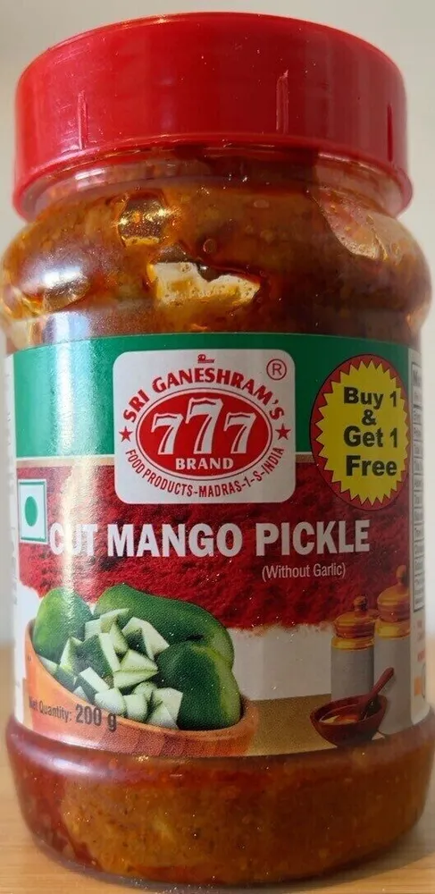 Cut mango pickle