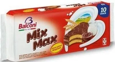 Mix Max Sponge Cake Snack Filled with Milk Cream