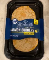 Wild Alaskan Salmon Burgers Lemon Herb