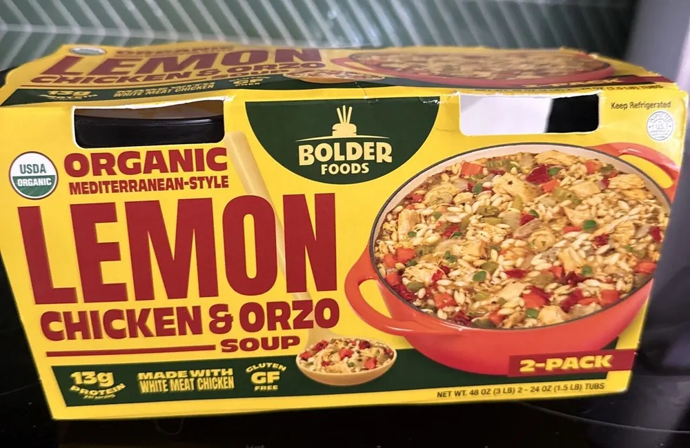 Lemon Chicken & Orzo Soup