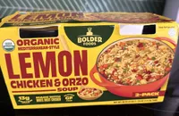 Lemon Chicken & Orzo Soup