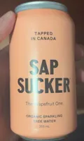 Sparkling Water Sweetened with Organic Maple Sap - The Grapefruit One