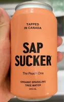 Sparkling Water Sweetened with Organic Maple Sap - The Peach One