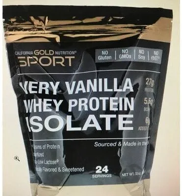 Whey Protein Isolate, Very Vanilla