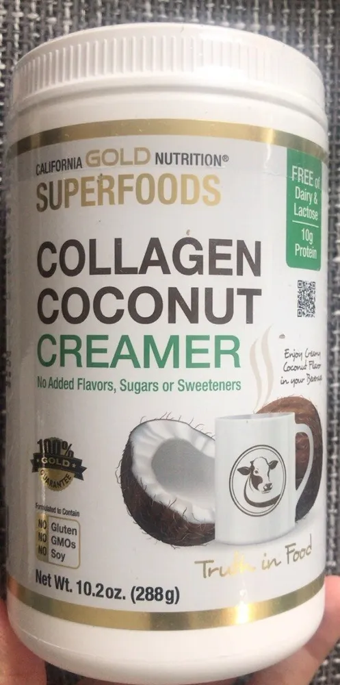 Collagen coconut creamer