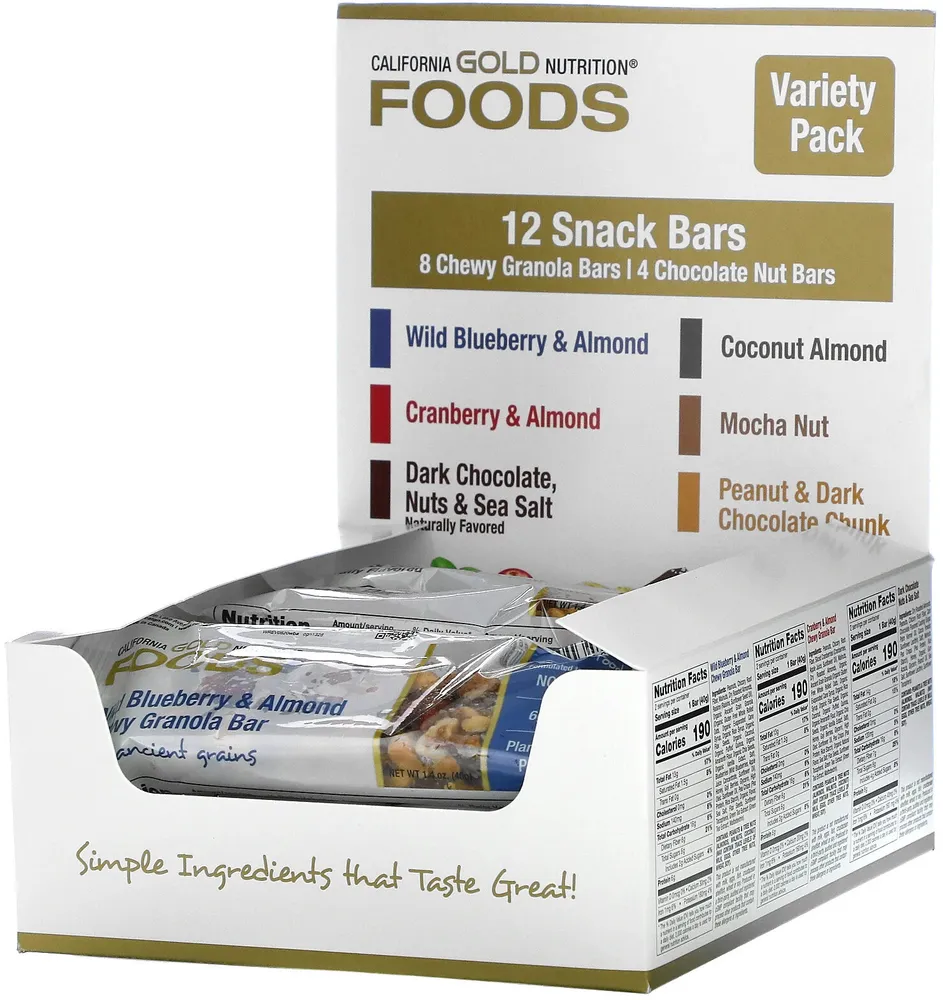 12 snack bars