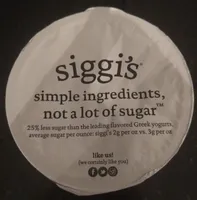 Vanilla icelandic style cream-skyr strained low-fat yogurt, vanilla