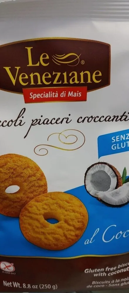 Biscuit a la noix de coco sans gluten