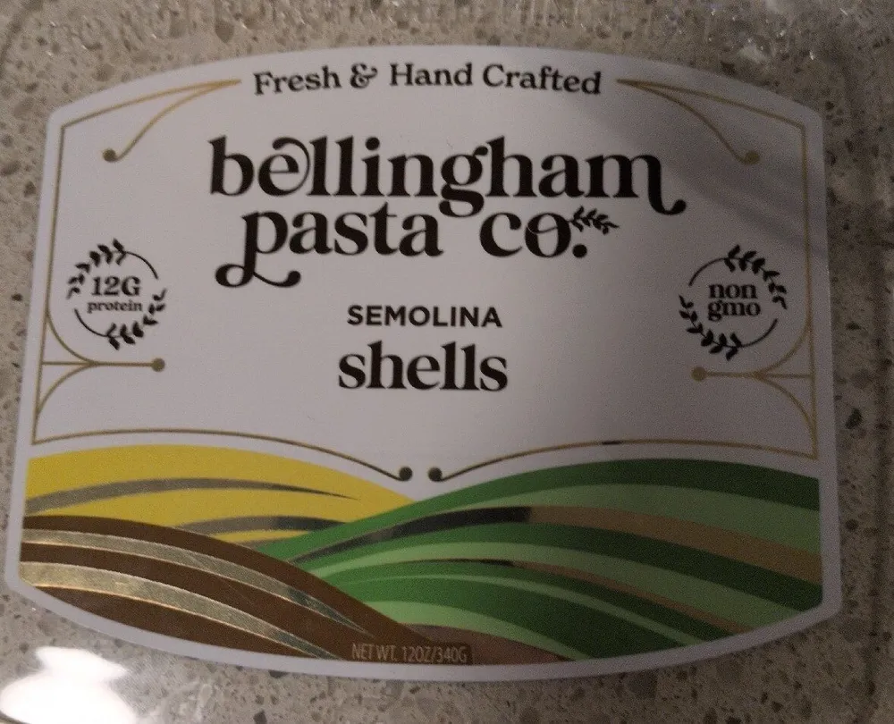 Semolina Pasta Shells