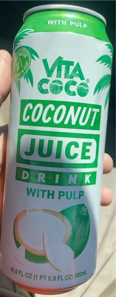 Coconut Juice Drink with pulp