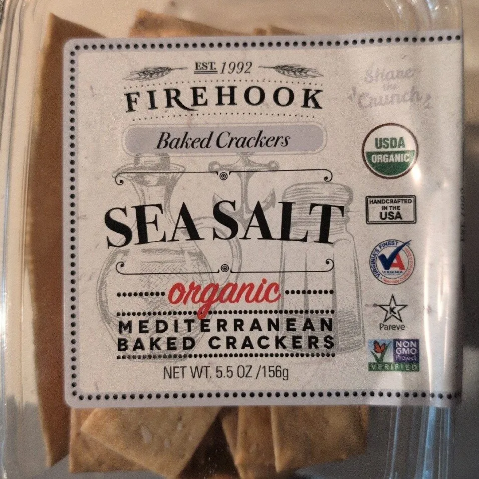 Mediterranean Baked Crackers - Sea Salt