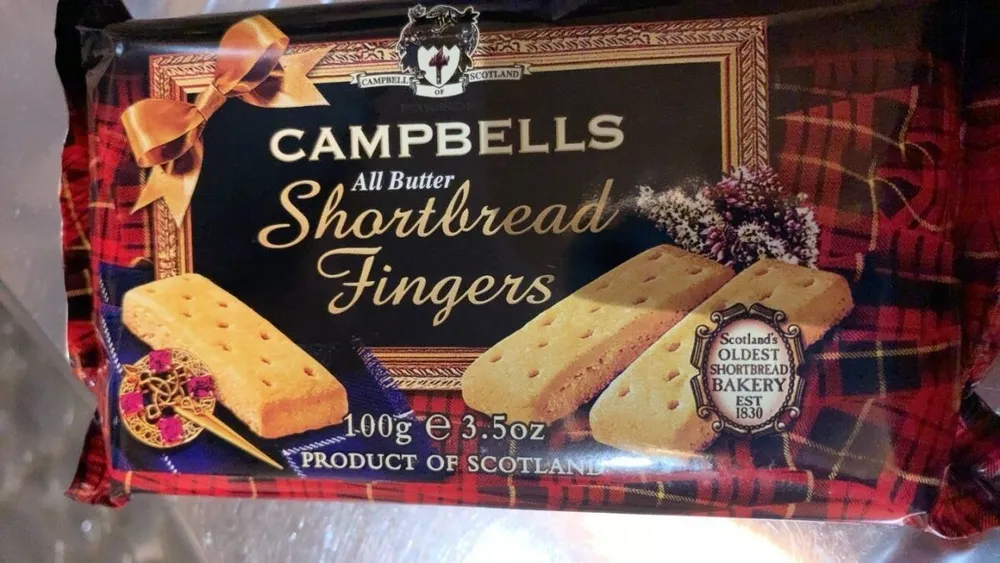 Shortbread fingers