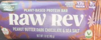 Raw Rev Plant-Based Protein Bar Peanut Butter Dark Chocolate & Sea Salt