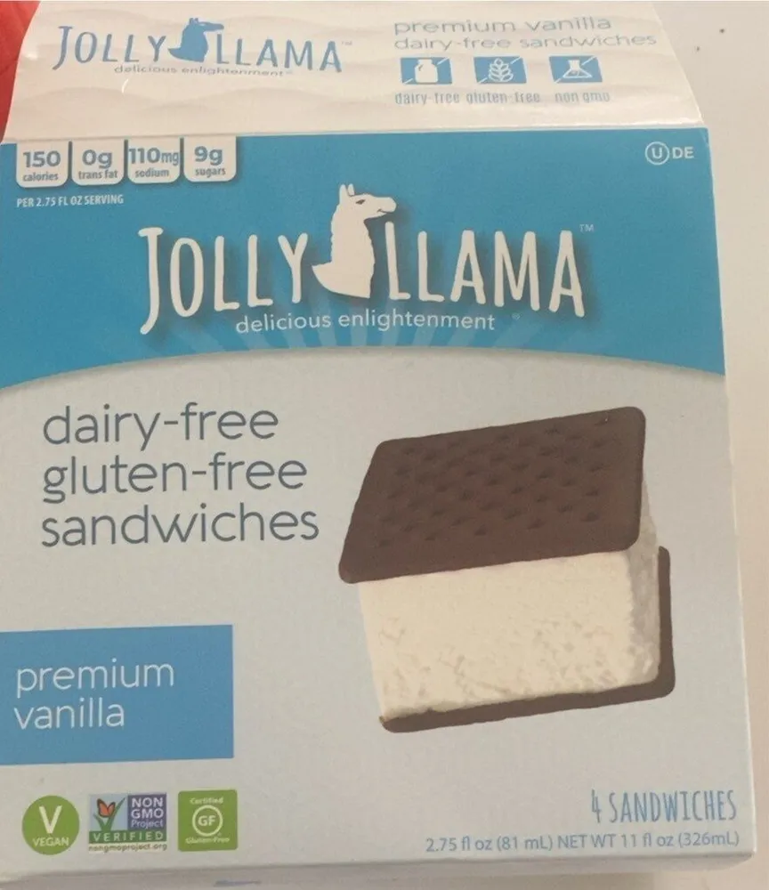 Gluten Free Vanilla Sandwich